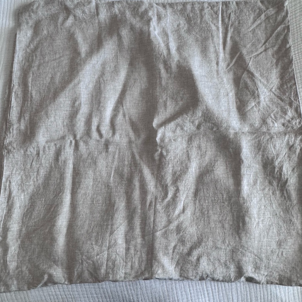NWOT West Elm European Flax Euro Sham in natural flax, set of 2 - Picture 4 of 5